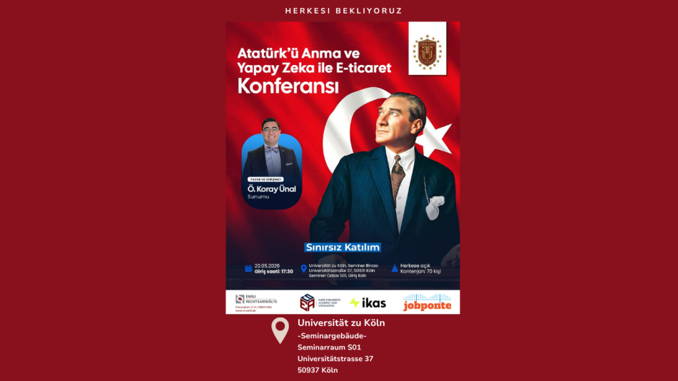 19 Mayıs Atatürk’ü Anma, Gençlik ve Spor Bayramı Konferans Daveti