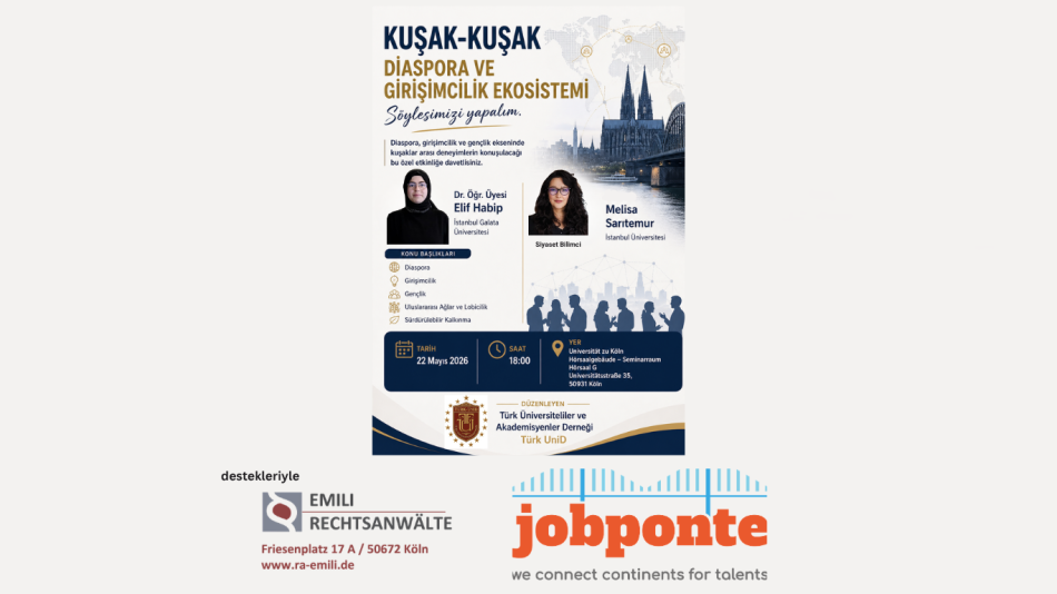 Kuşak-Kuşak Diaspora ve Girişimcilik Ekosistemi Köln’de Konuşuluyor