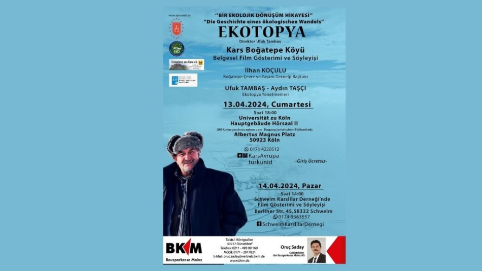                                                                                 EKOTOPYA-KARS BELGESEL FILM GÖSTERIMI VE SUNUMU
                                                                                
