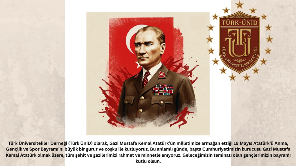                                                                                 19 Mayıs Atatürk'ü Anma, Gençlik ve Spor Bayramı Kutlu Olsun!
                                                                                