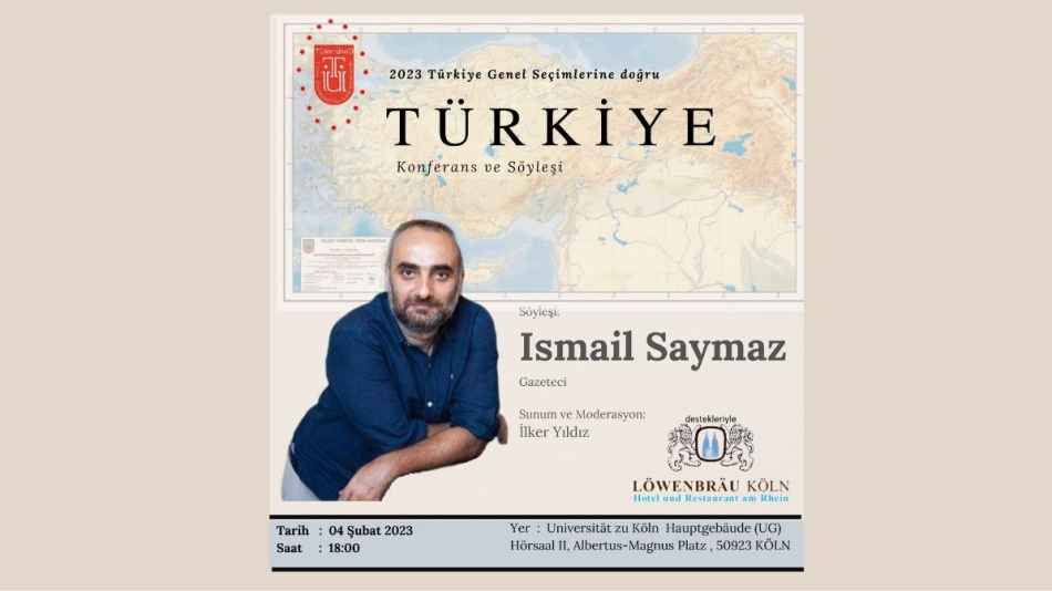                                                                                 GAZETECİ İSMAİL SAYMAZ İLE SÖYLEŞİ
                                                                                